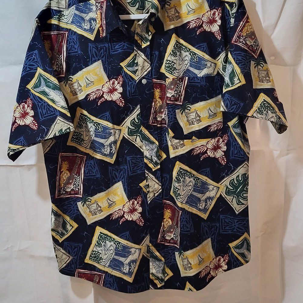 NATURAL ISSUE, Not Worn, Men's Hawaiian Shirt, Size Large